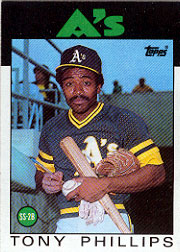 1986 Topps Baseball Cards      029      Tony Phillips